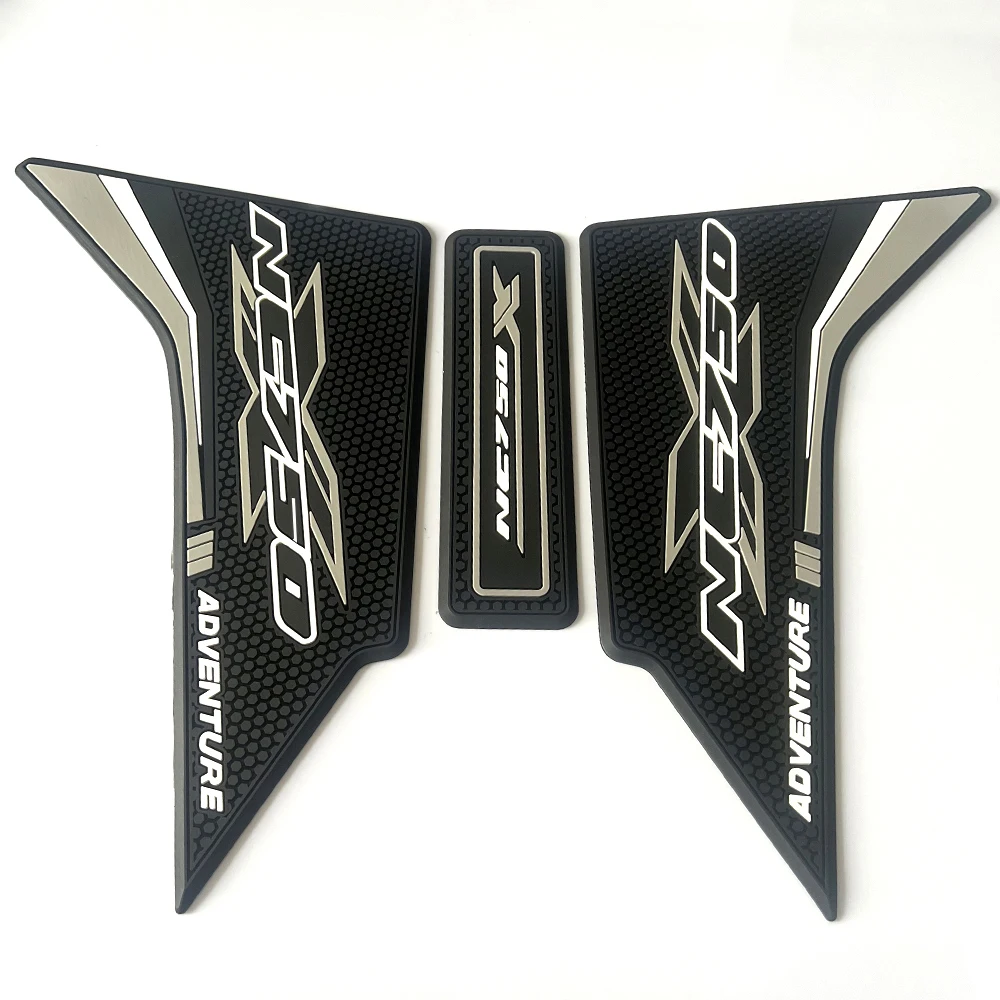 

3D резиновая защитная накладка на топливный бак, комплект топливного масла для Honda NC750X NC700 X 2021 2022 2023 2024, противоскользящие наклейки на бак