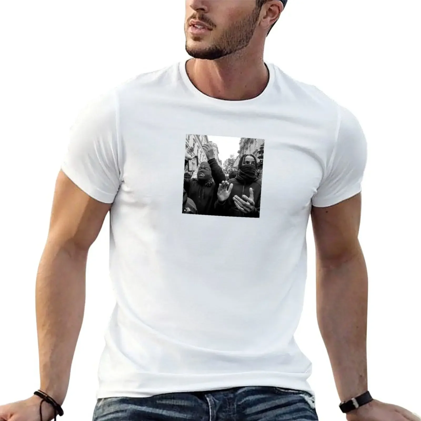 Футболка AJ Tracey BLACK LIVES MATTER черные мужские футболки с рисунком аниме по