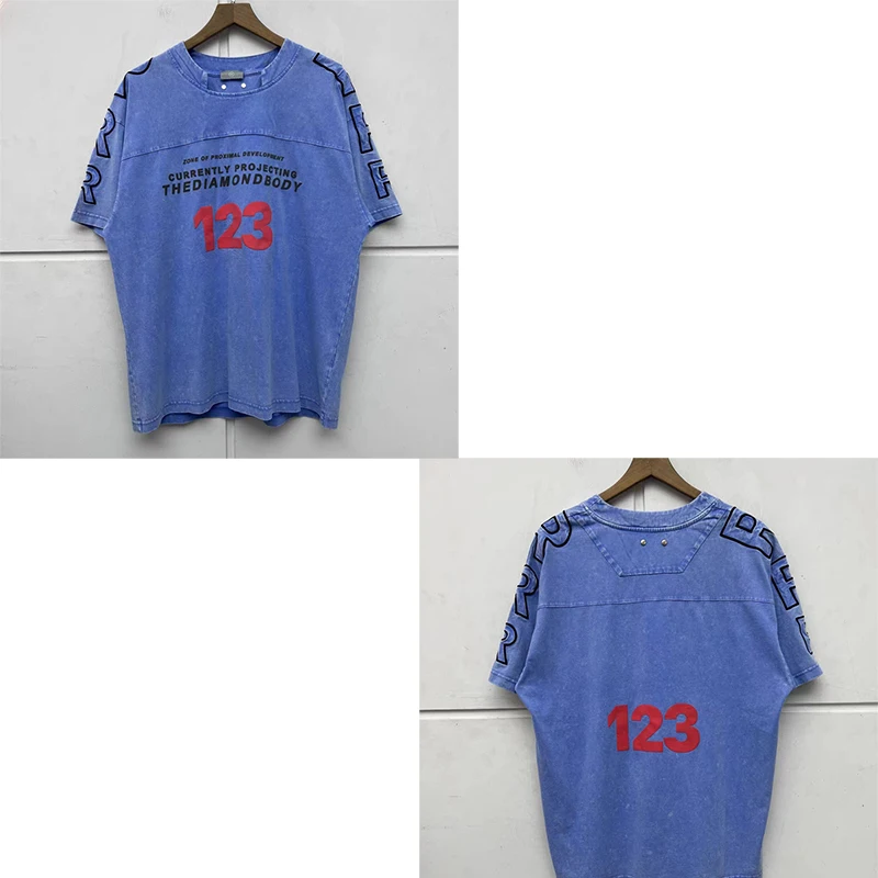 

High Quality Vintage RRR123 T Shirt Men 1:1 Casual Shirts Oversized Tops Mens Clothing