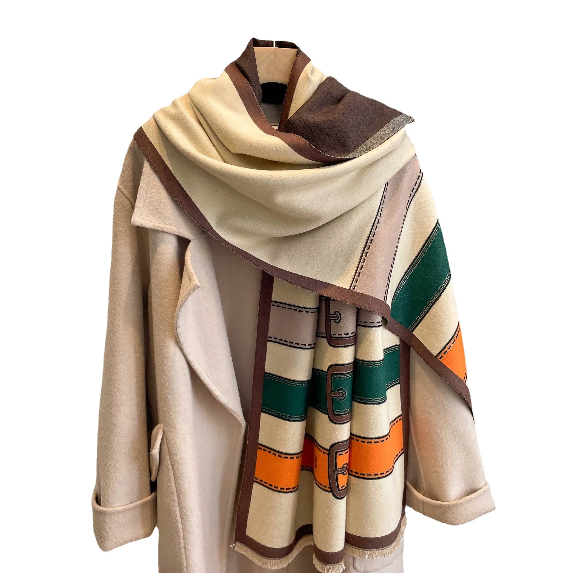 

Кашемировый шарф, женское теплое одеяло Bufanda, Женский хиджаб европейского бренда, шали, палантины, Осенние палантины, двусторонние зимние шарфы
