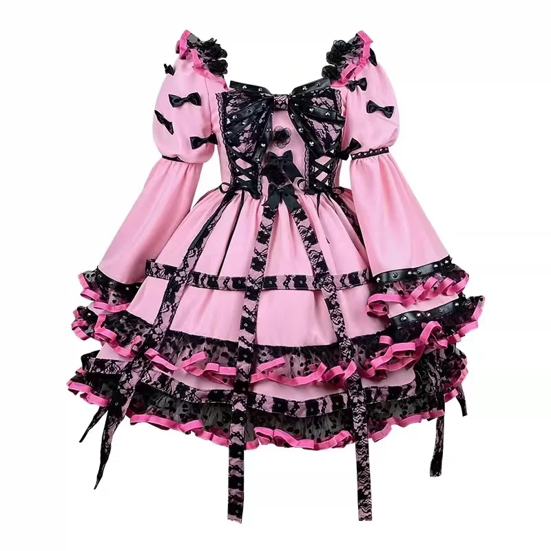 

Forbidden Love ~ Sweet Gothic Long Sleeve Lolita Dress by Diamond Honey