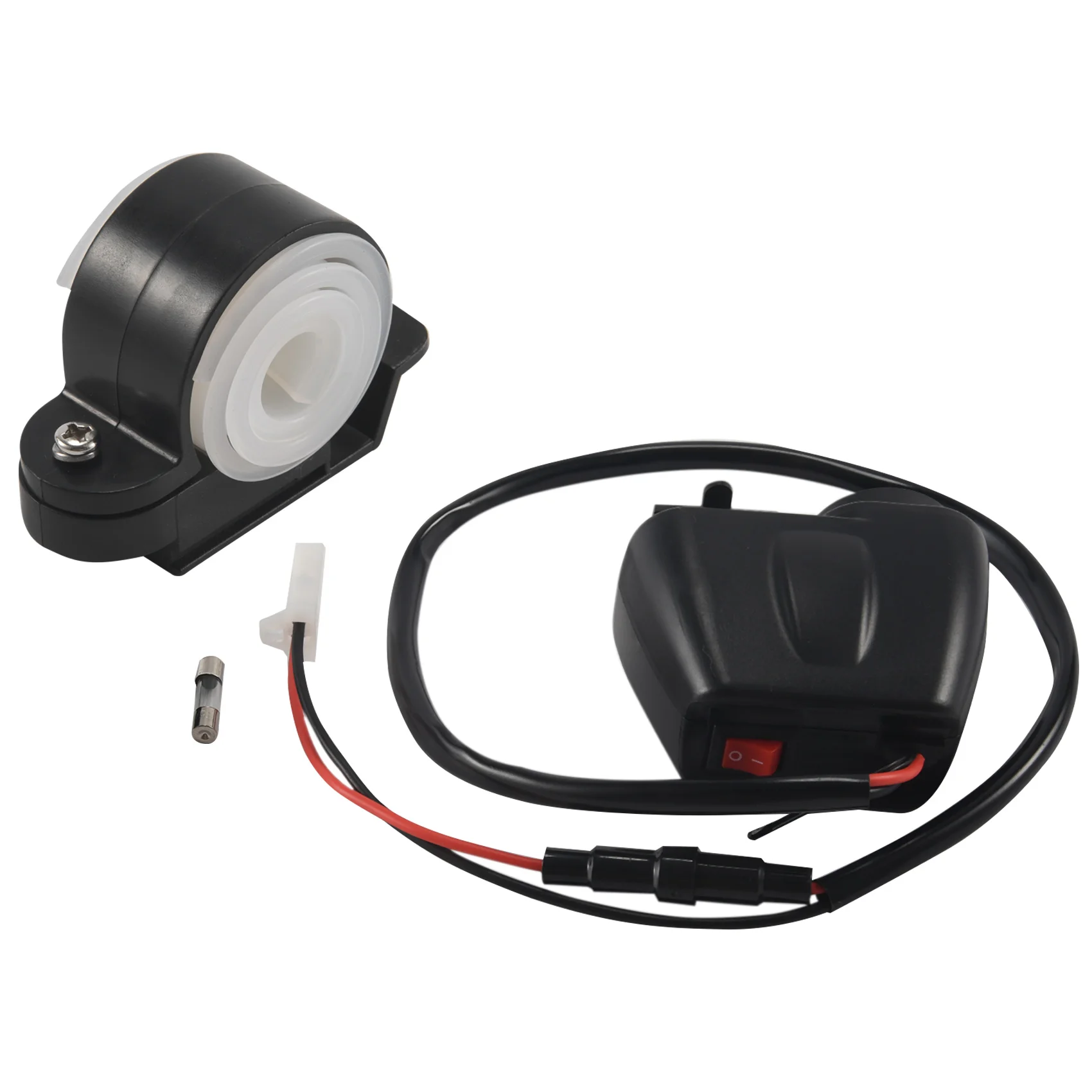 

12V To 5V Motorcycle Usb Charger For Moto 2.1A 12V Motorcycle Charger With Voltmeter Led Display Thermometer