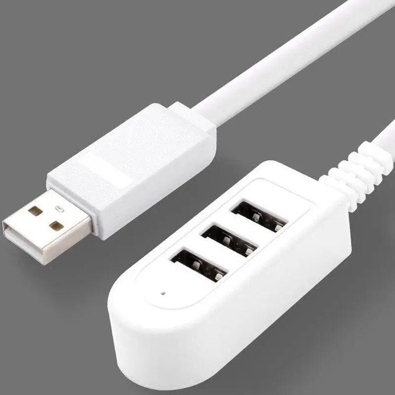 

1.2m USB 3 Hub Cable USB2.0 Hub With Power Adapter USB Hab For Laptop PC Notebook Extend Cable USB Hub Data