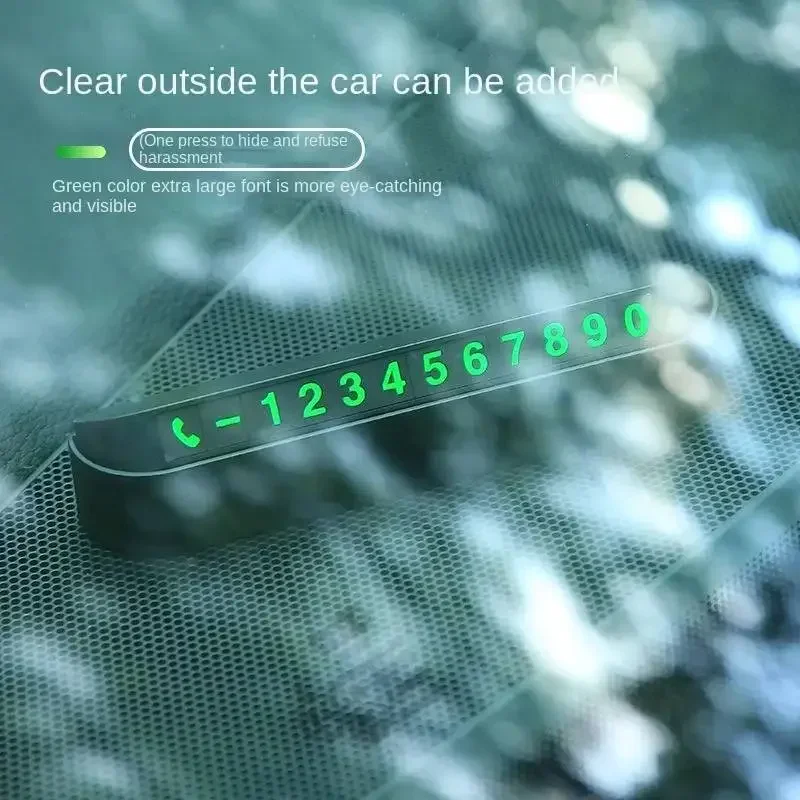 Табличка с номером телефона для парковки автомобиля держатель со скрытым