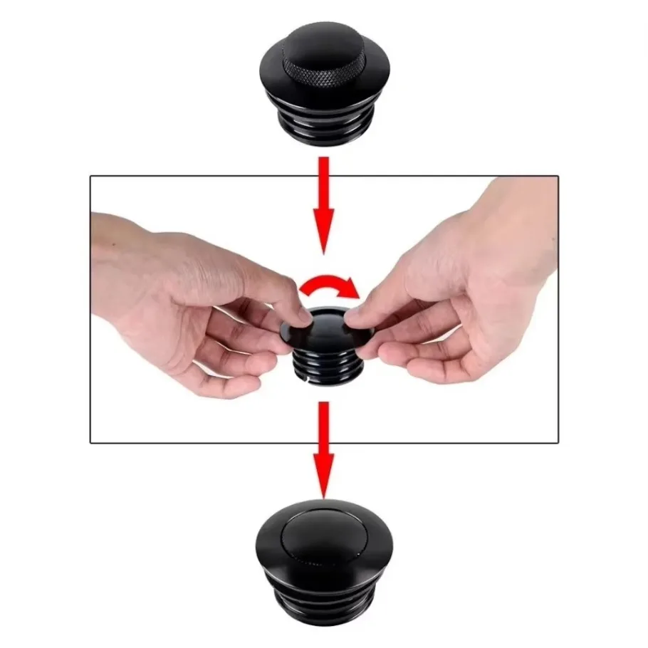 1x мотоциклетная крышка бензобака всплывающая винтовая топливного бака для