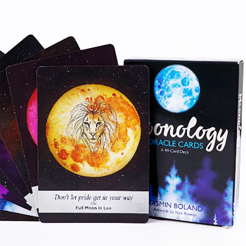 

Moonology oracle cards deck with guidebook , Beautiful oracle cards , Beginner tarot cards deck with guidebook
