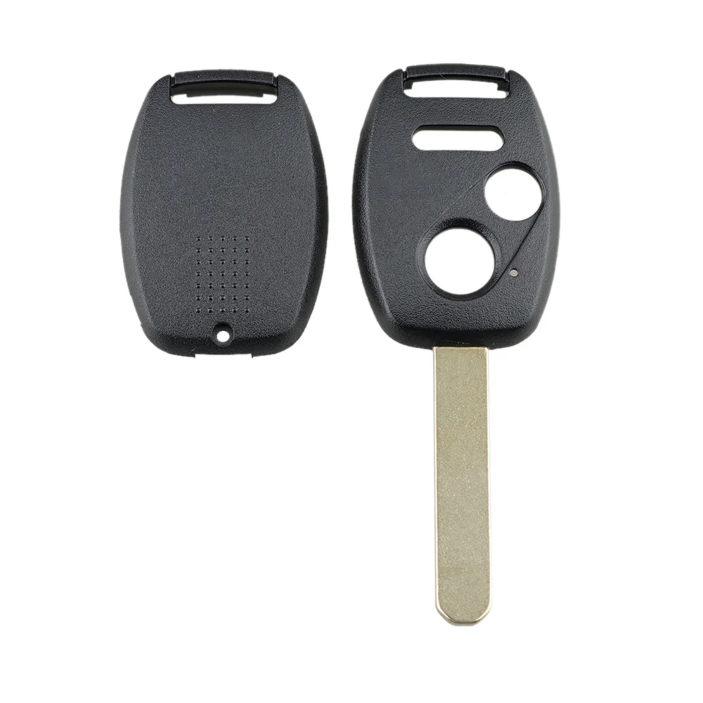 

3 Buttons Car Key Shell Auto Case Shell Keyless Remote Fob Uncut Blade Fix Master Replacement Accessories Fit for Honda