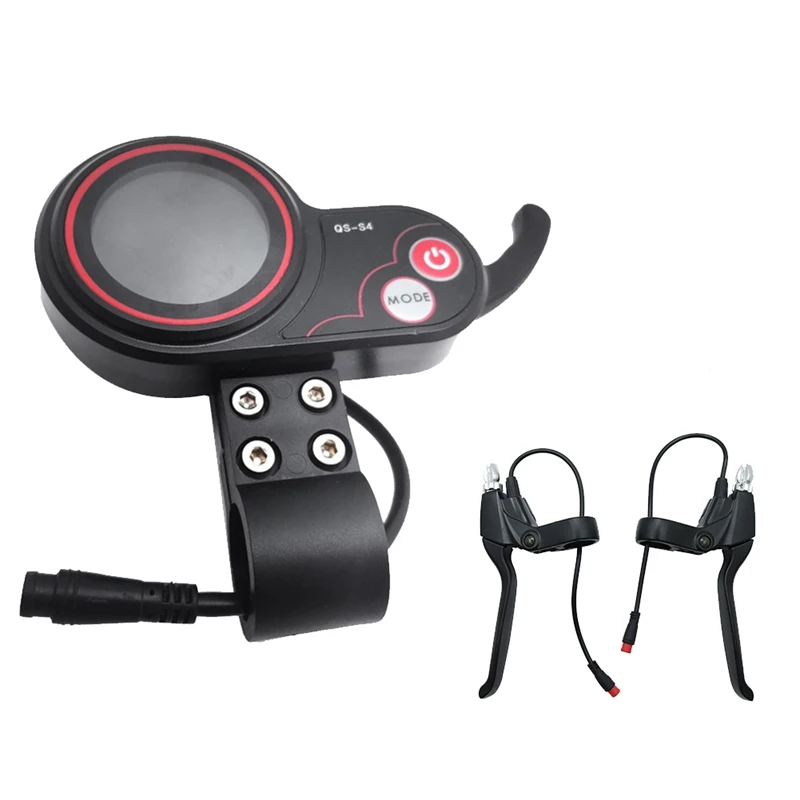 QS-S4 48 В-60 В дроссельная заслонка для большого пальца ЖК-дисплей измеритель +