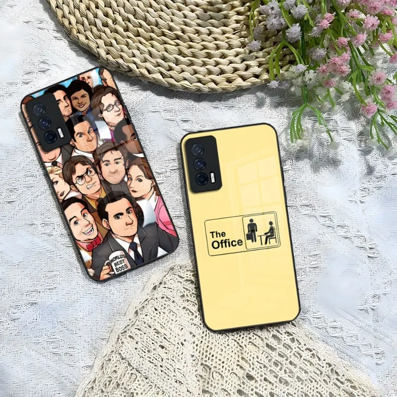 The Office Tv Show What She Said Phone Case For Vivo LQOO Z3 9 U5 7 8 Pro Y30 Y55s Y73 S9 X70 Y31s X60 S12 Tempered Glass Cover