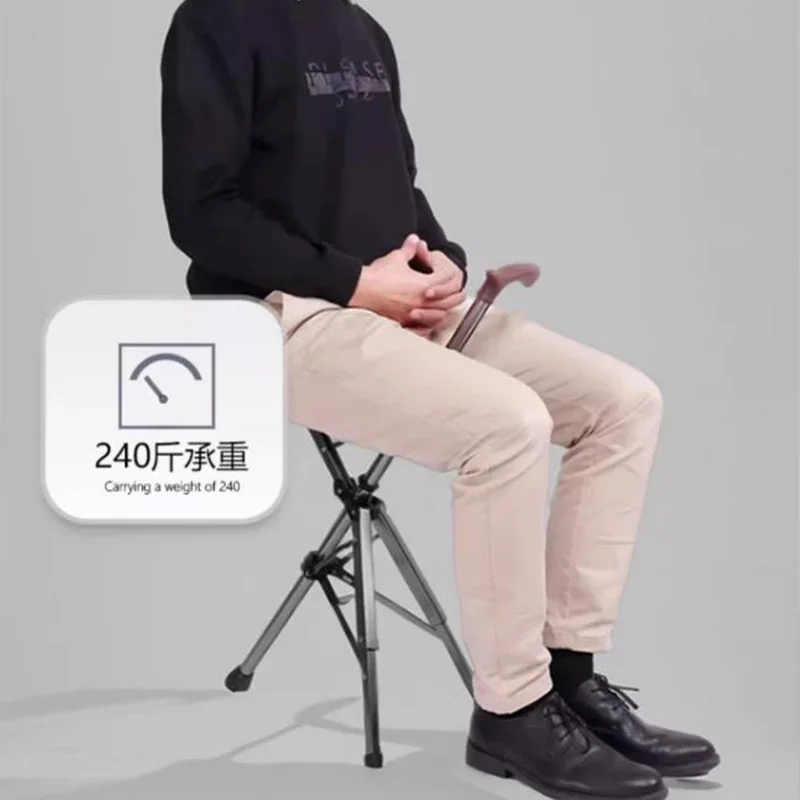 Переносной туристический стул из алюминиевого сплава для ходьбы простой дизайн