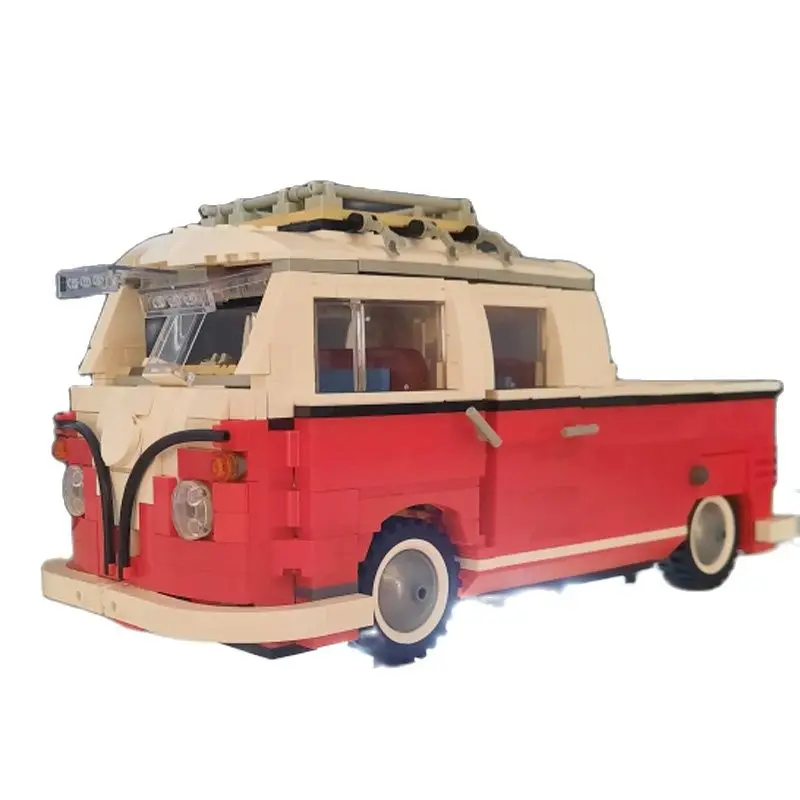 MOC T2 Doka новая модель автомобиля для грузовика прицепа кемпинга строительные