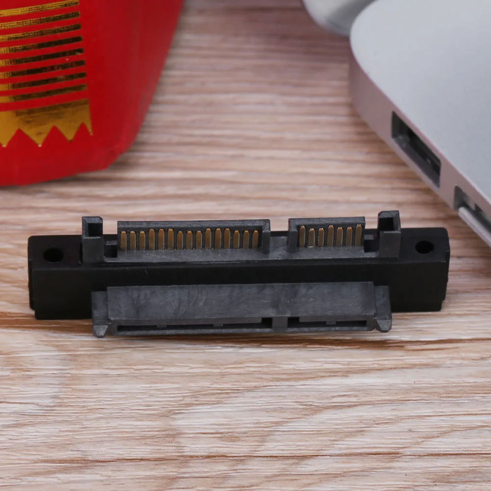 

90 градусов 7 + 15 контактов SATA штекер-гнездо адаптер карты для SATA HDD SSD