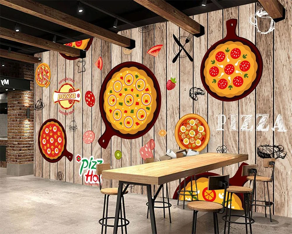 Большие настенные 3D-обои на заказ роспись вручную обои для западного ресторана