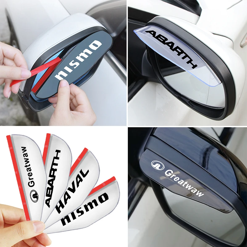 

2pcs Car Rearview Mirror Rain Eyebrow Sun Visor For Buick Regal 2017 2018 Park Avenue Encore Riviera Lacrosse Enclave Envision