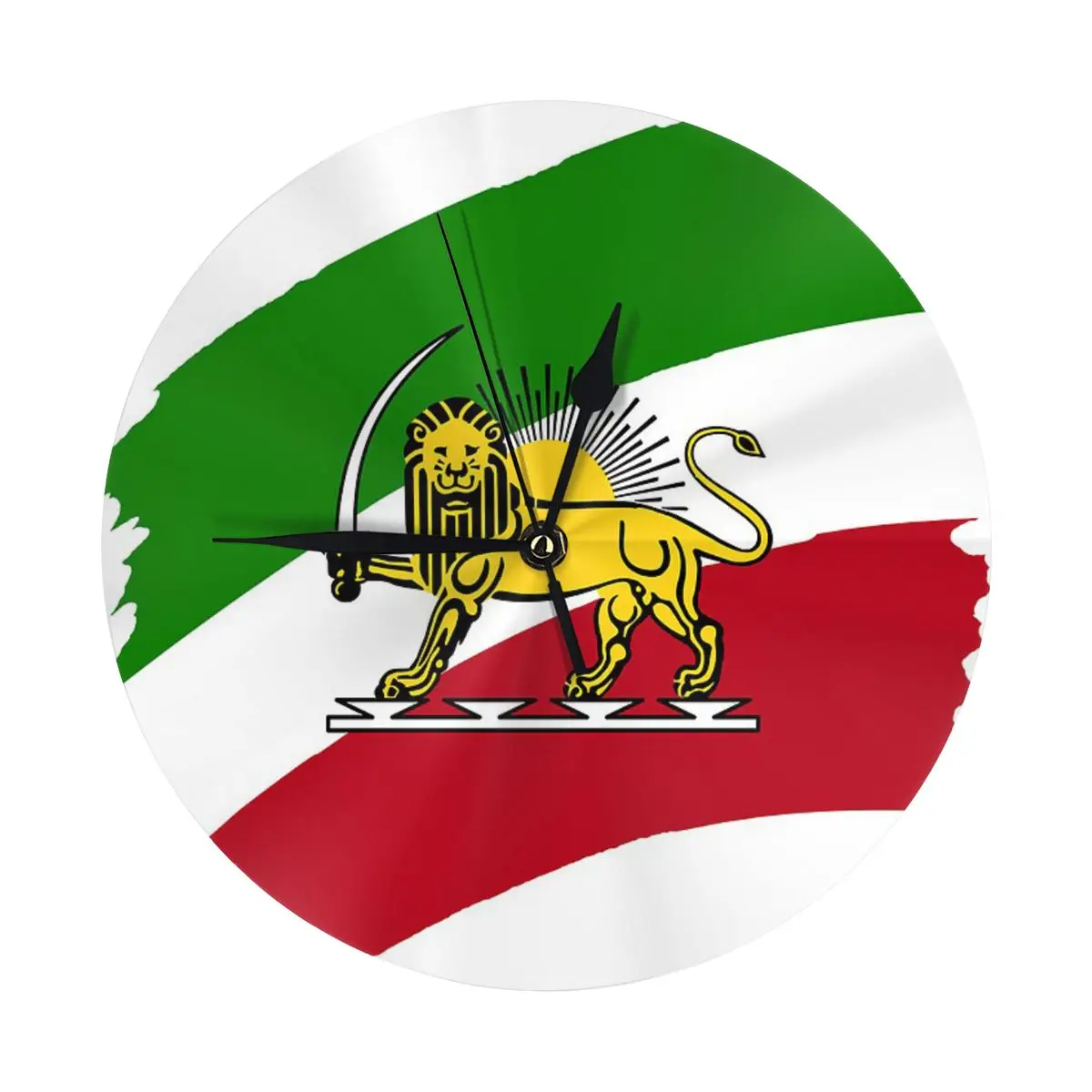 Настенные часы с флагом Ирана