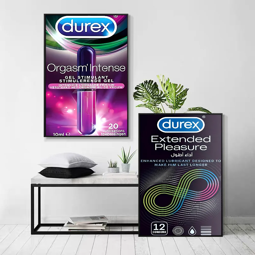Sexy Condom Brand D-Durexes Good Quality Prints And Posters Whitepaper Artwork Wall Decor