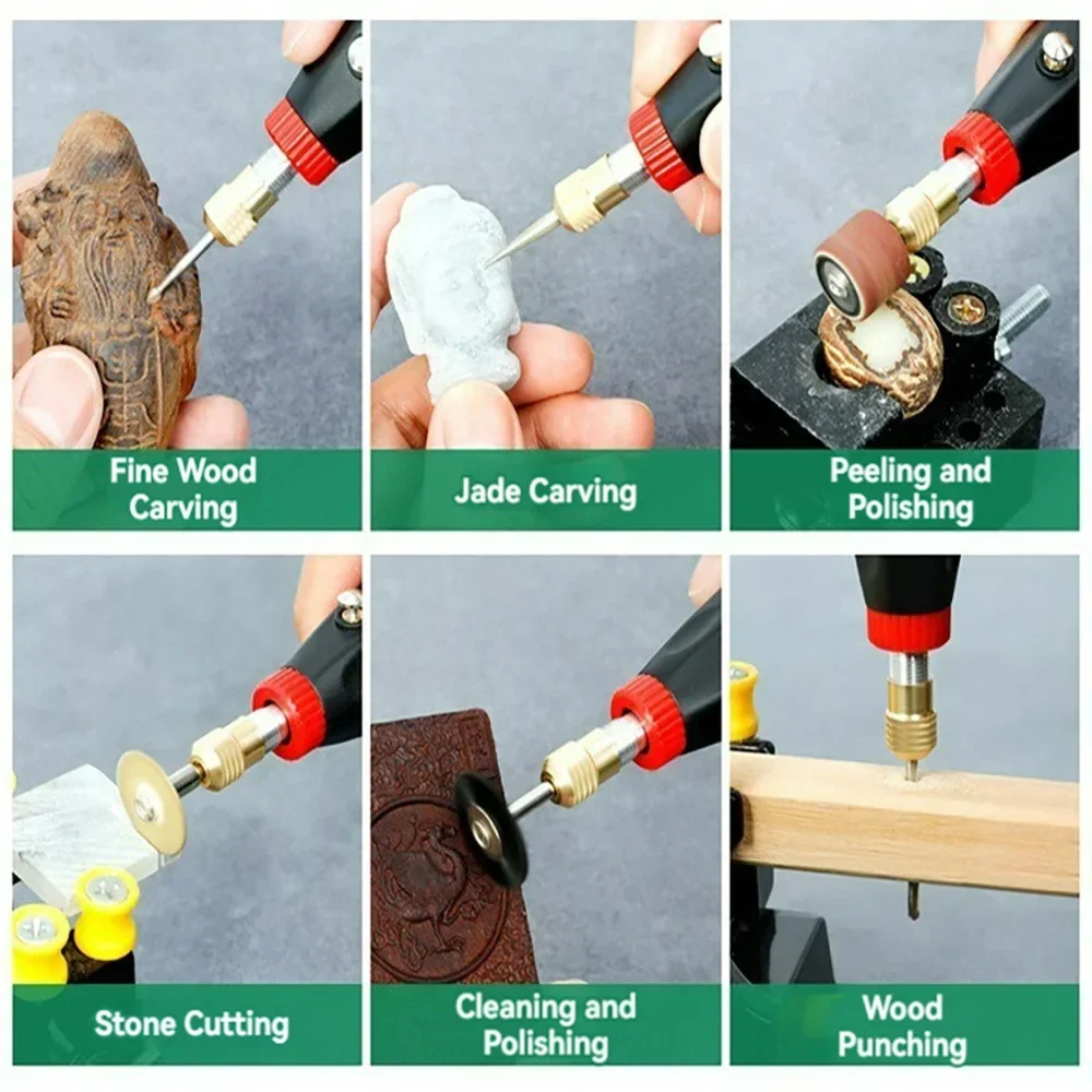 Беспроводная электрическая дрель 3000-16000r 4 2 в миниатюрная шлифовальная машинка