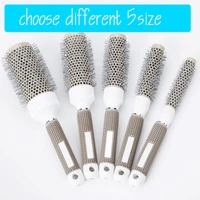 hair brush nano hairbrush thermal ceramic ion round barrel comb hairdressing hair salon styling drying curling