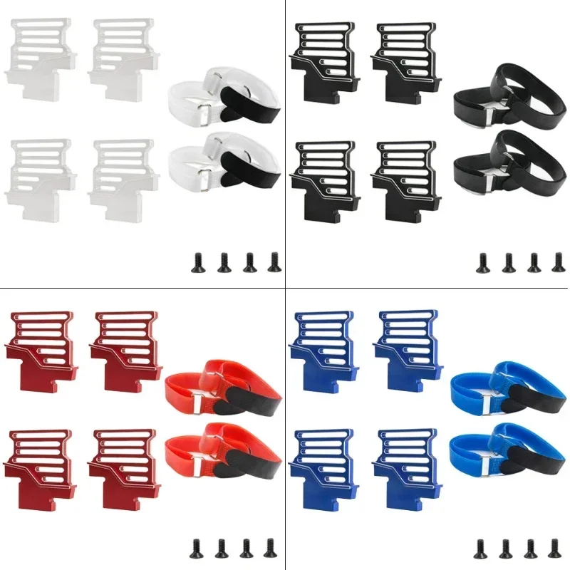 Металлический держатель батареи с крючком и петлями XRT126M06 Алюминиевый