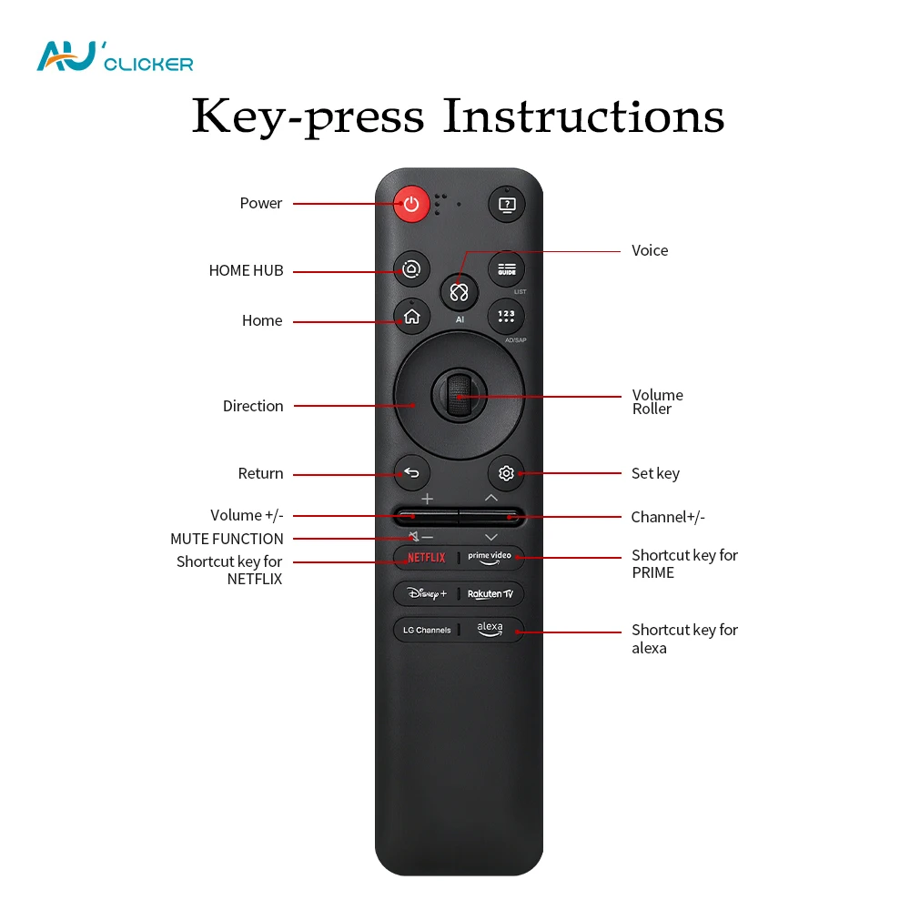 Фото MR25GA AKB76046603 Smart TV Magic Пульт дистанционного управления для с функцией голосовой указки Пульт дистанционного управления для контроллера серии GA/GC №4