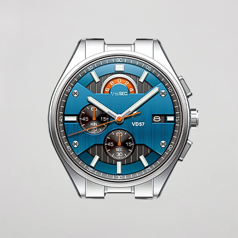 Новые японские часы VD57 аксессуары кварцевый механизм 6 стрелок 3 9 секунд новинка