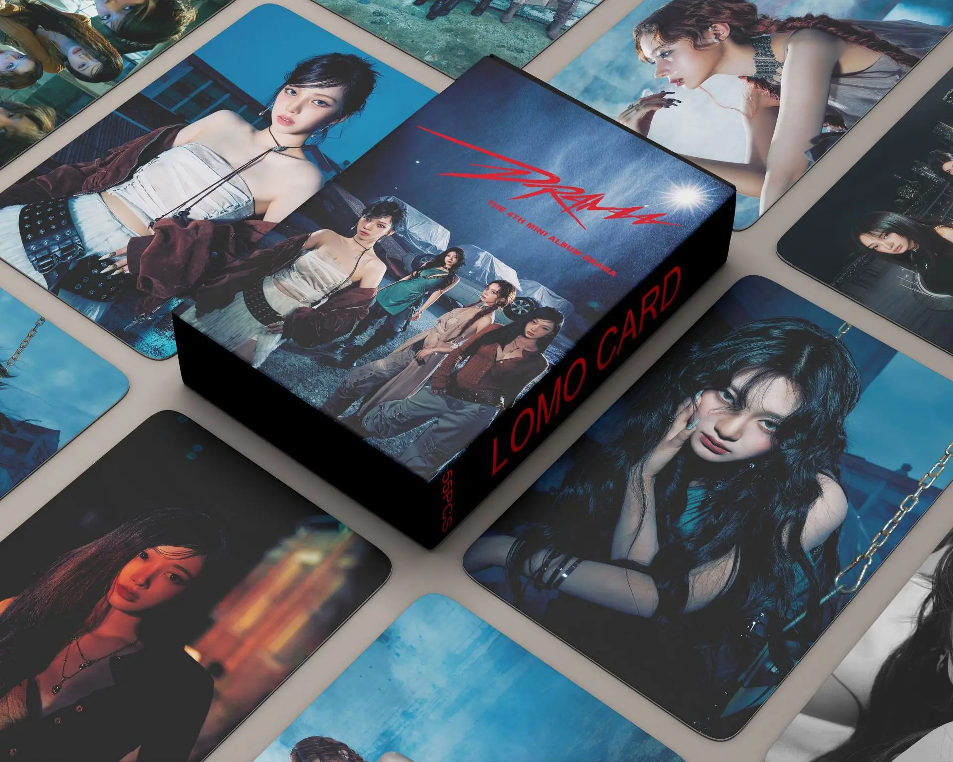 

55Pcs Kpop Idol Lomo Cards New Album Drama WINTER GISELLE Postcard Cards HD Printed Photocards For Fans Gift