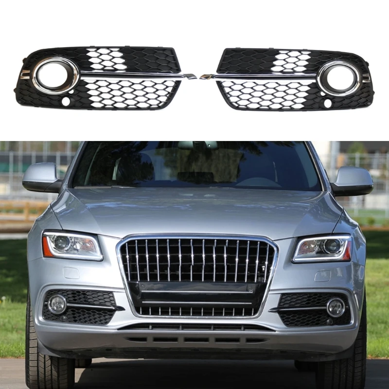 

Front Bumper Fog Light Grill Grille Cover Trim Auto Accessories for Q5 AOS