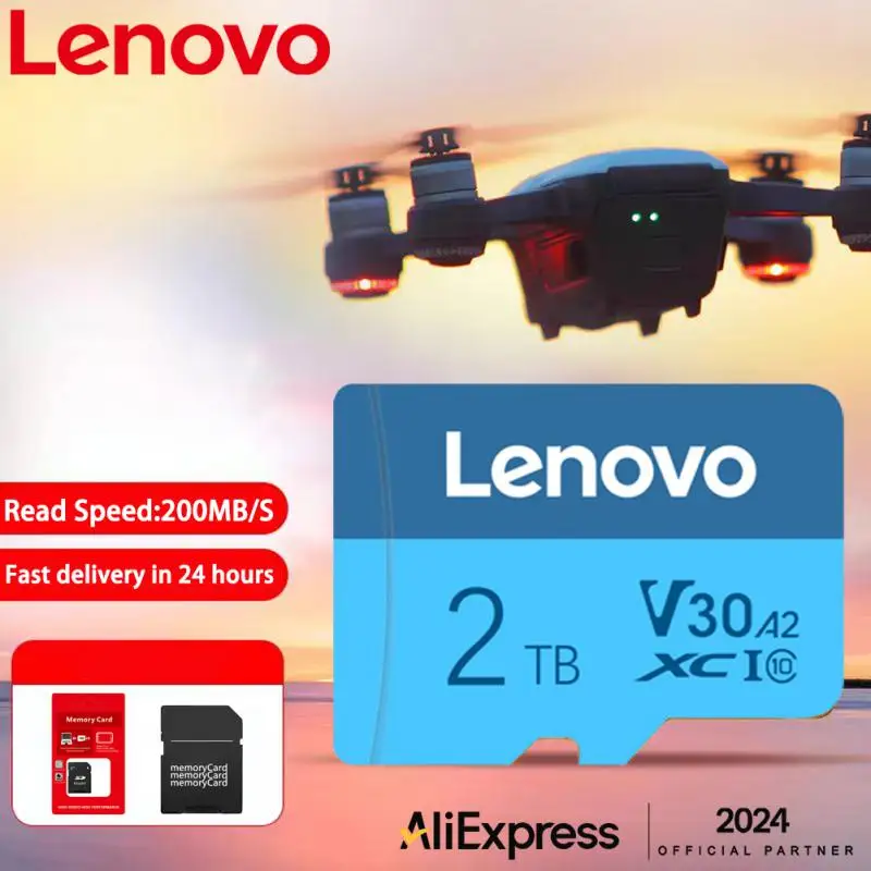 Высокоскоростная карта памяти Lenovo 1 ТБ 512 ГБ 256 класс 10 Micro TF SD для Nintendo Switch Phone/Ps4