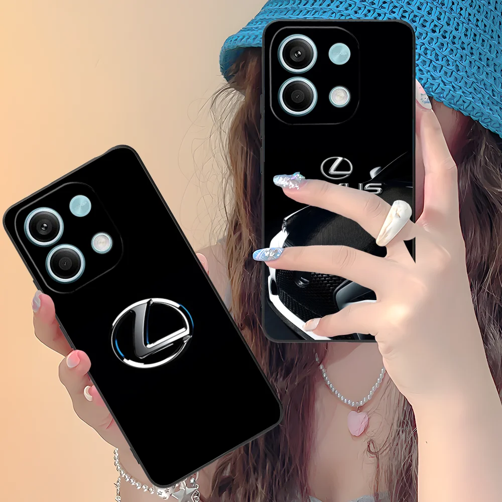 Чехол для мобильного телефона L-Lexuss Xiaomi Redmi Note 13 12 11 10 9 8 7 6 S A Pro Lite Plus 5G черный чехол