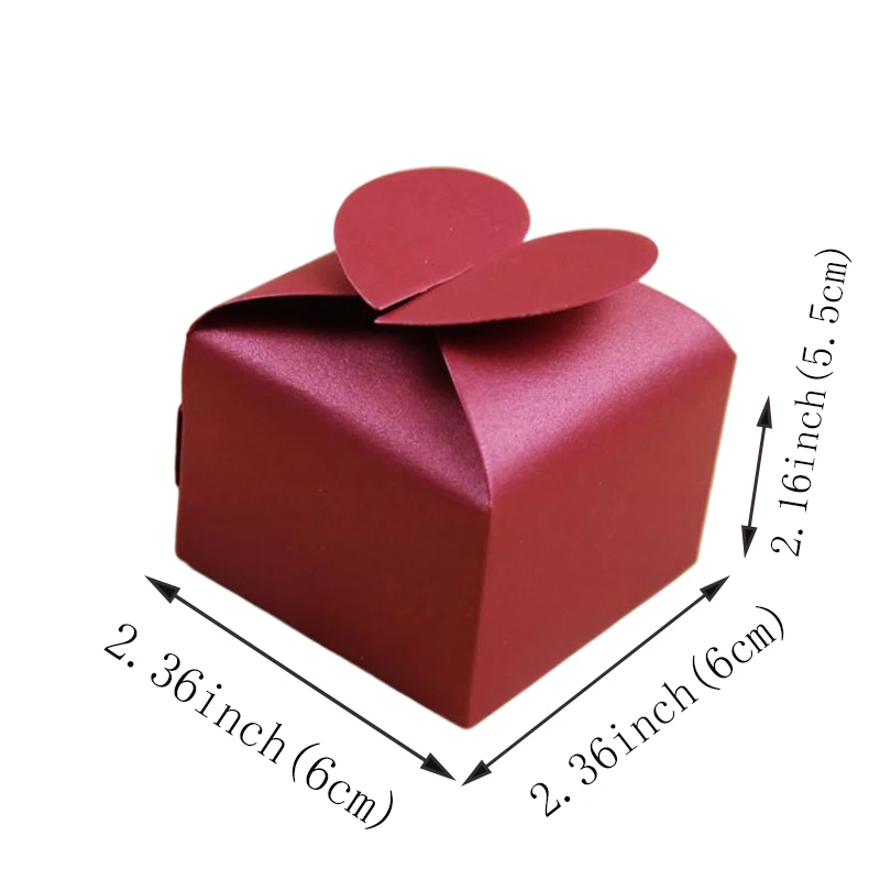 Картонные подарочные коробочки  WEHRPARTY 20/30/50 шт.