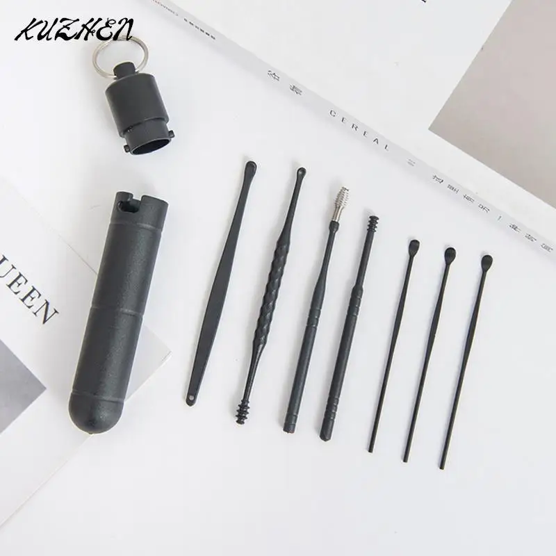 

7Pcs Ear Wax Removal Tool Earpick Ear Cleaner Spoon Ear Care Cleaning Tool