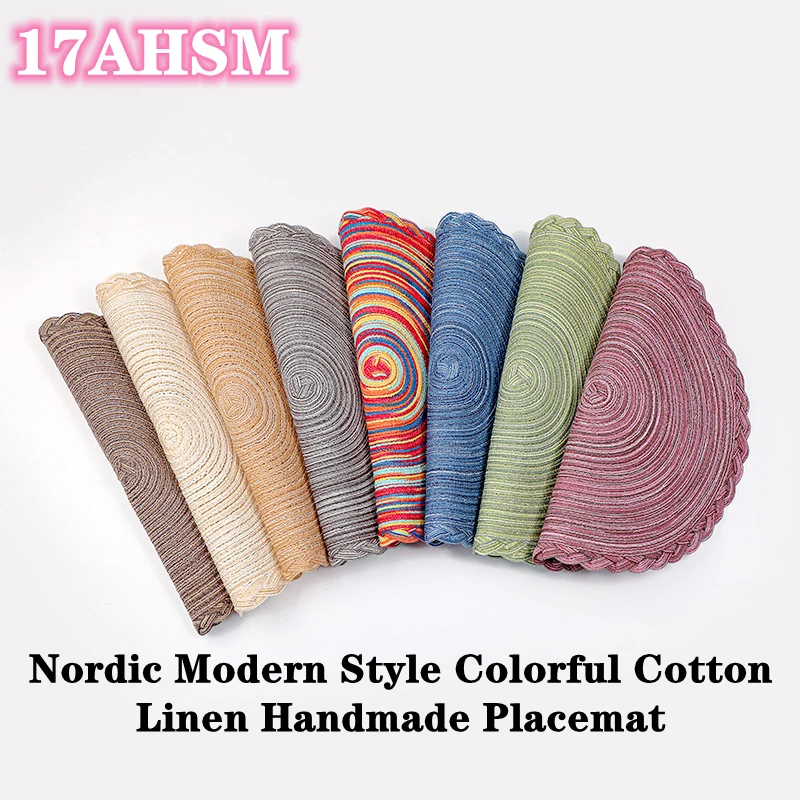 6/4 шт. термостойкая хлопковая подставка для чашек и кофе