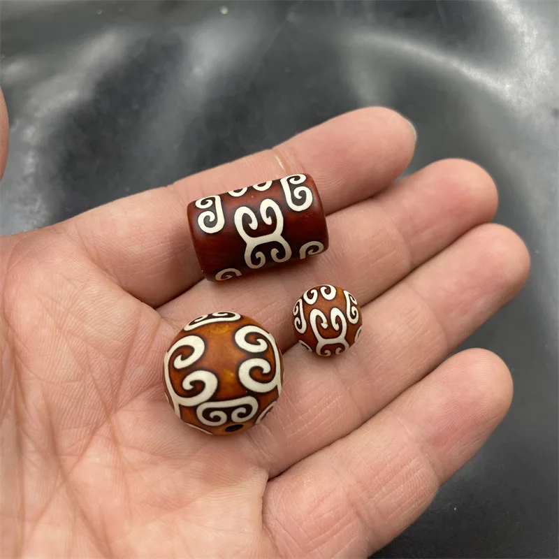 

Аксессуары для украшения «сделай сам», резные бусины эхо из агата