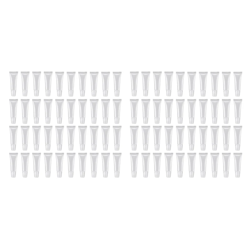 

AD-200 шт. 10 мл распределительная бутылка для блеска для губ, пустые стеклянные контейнеры, трубки для косметики «сделай сам», с косой горловиной