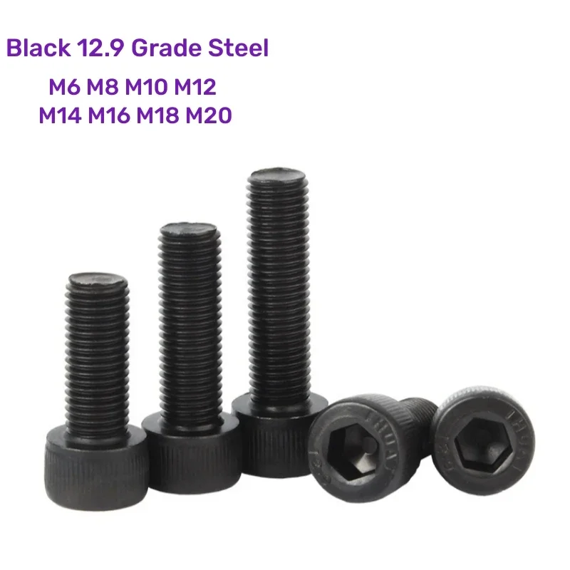 

Болты с шестигранным углублением и головкой, Размер 12, 9, 0,75/1/1, 25/1 мм