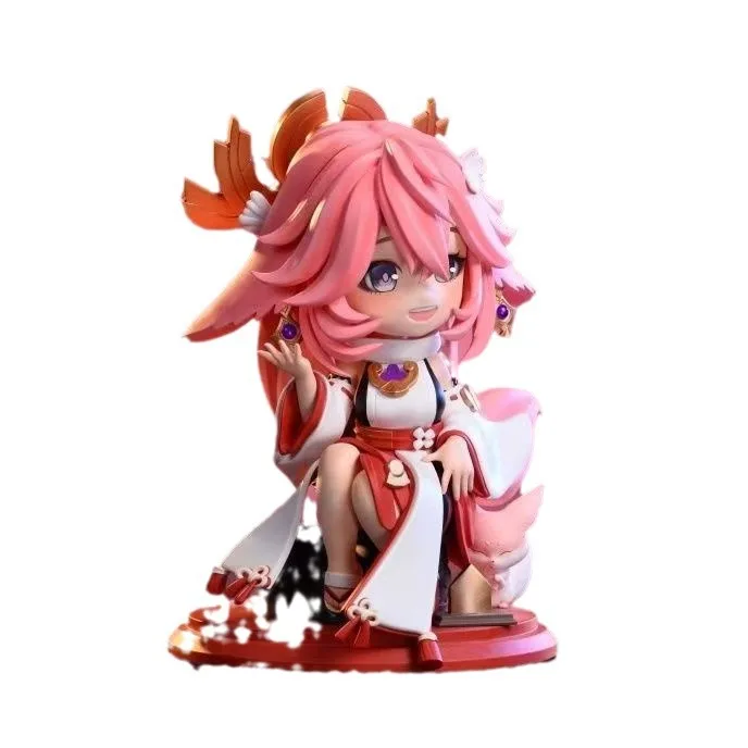 3 типа новой игры, аниме Genshin Impact Ganyu Hutao Yae Miko, фигурки из ПВХ, модель игрушки, кукла, орнамент, коллекционные украшения, подарки (art.: 3920cfe16625e) - 3920cfe16625e