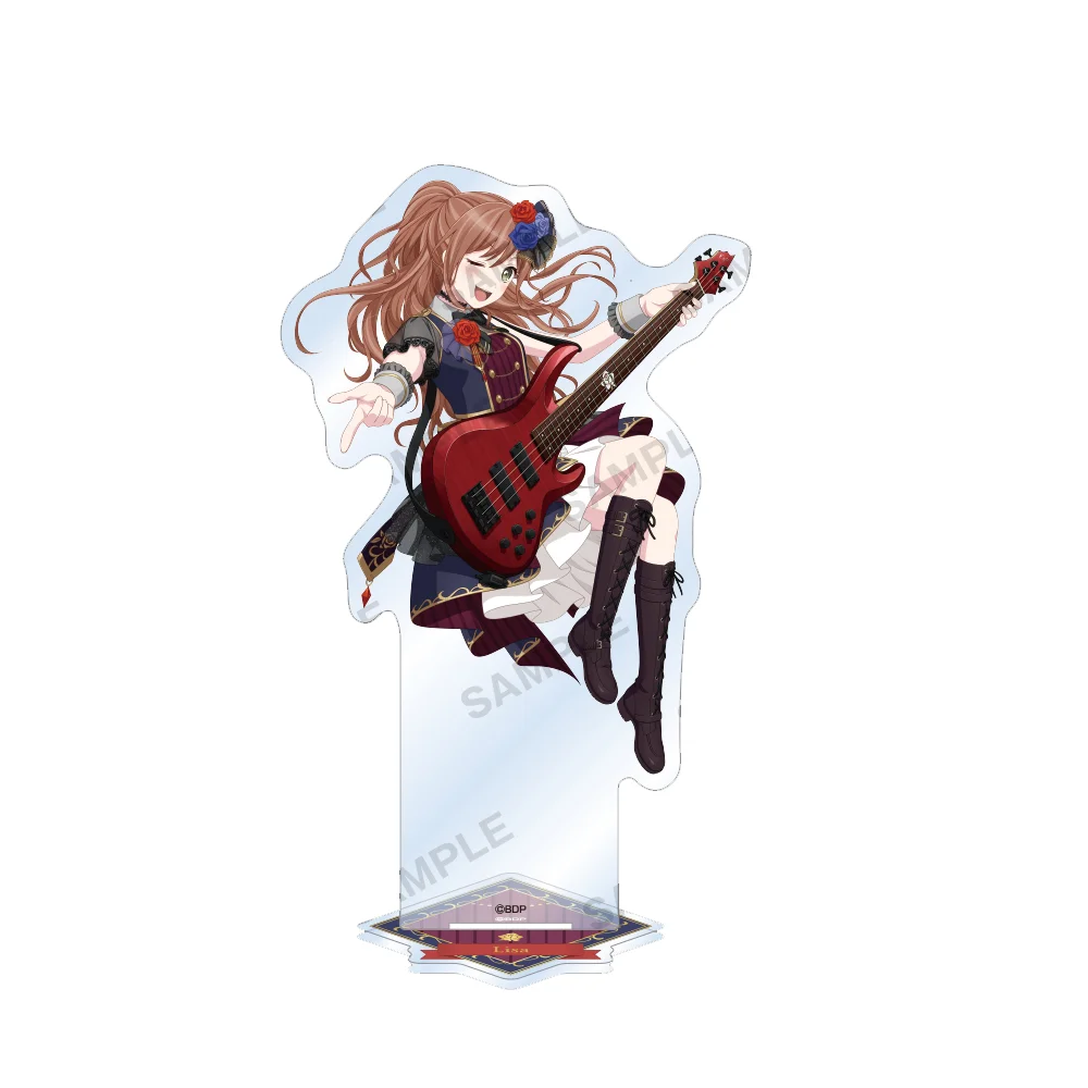 Фото Аниме BanG Dream! Новая акриловая подставка 15 см, аниме-персонаж «Девочка в группе», подарок на День матери для спальни, дома, брелок для ключей №4