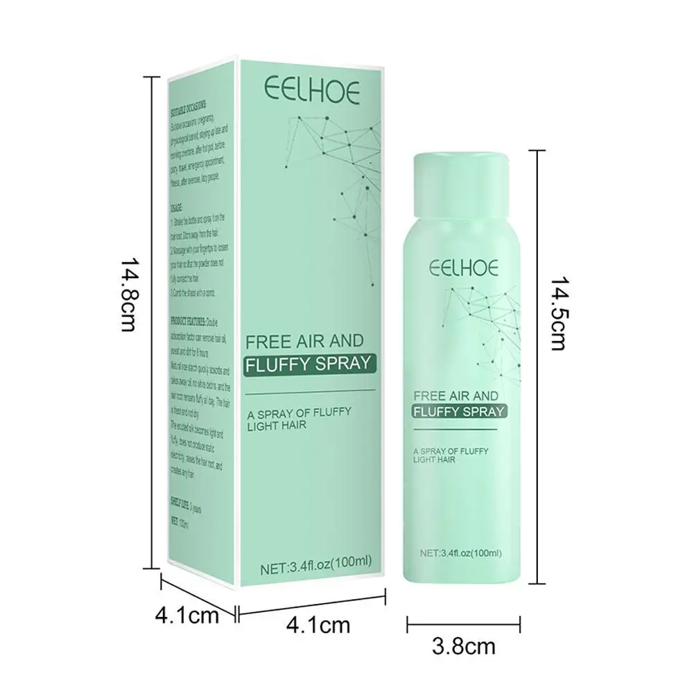 Спрей пушистый одноразовый для сухих волос с эффектом ленивое масло 100 мл |