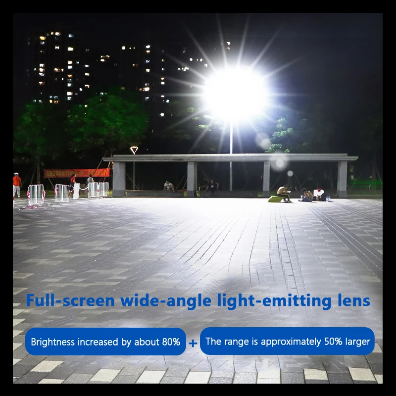 

600W Solar Light Outdoor Intelligent Lighting Sensor Waterproof LED Solar Spotlight Outdoor Garden House Remote Control Light