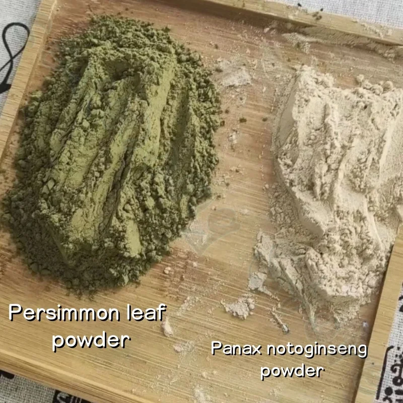 Фото Panax notoginseng, порошок листьев хурмы, увлажняет, освежает, не липкий, удаляет пожелтение и осветляет меланин. №4