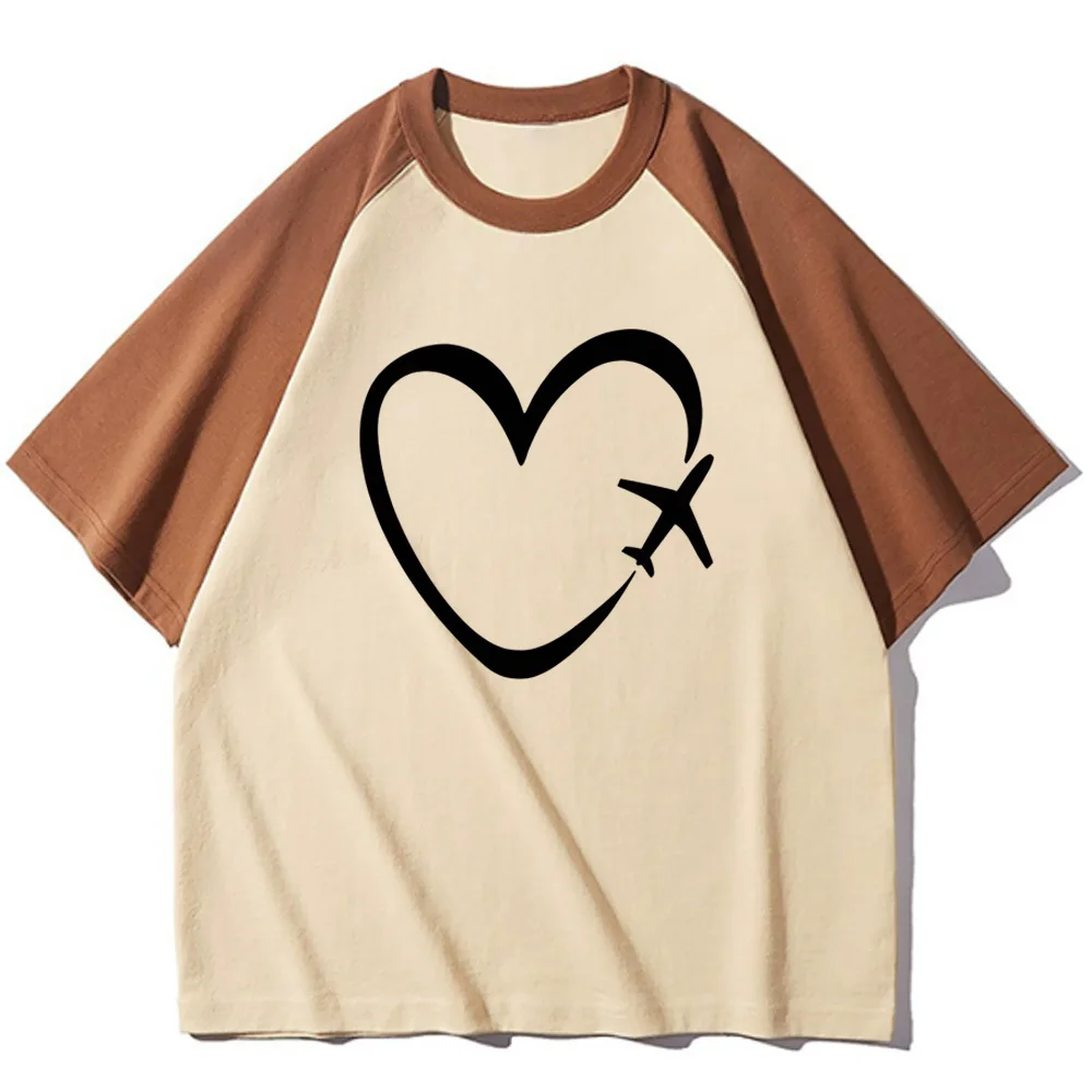 Russian Prints top tees female Punk anime Colorful Breathable women Retro shirt 2000s Comfortable Vintage