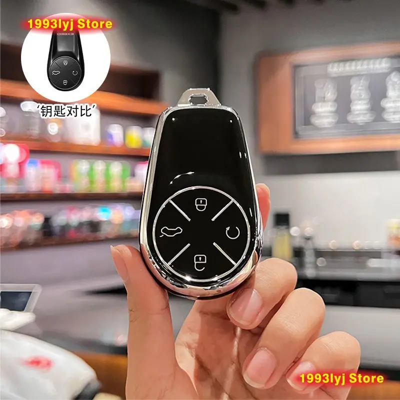 

Автомобильный брелок для ключей для Chery Exeed TXL VX 2025, силиконовый чехол из ТПУ, ключ