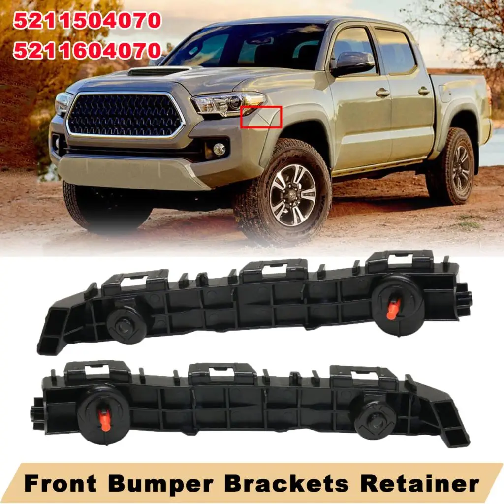

1 пара, передний левый и правый бампер для TOYOTA TACOMA 2016 2017 2018 TO1042130