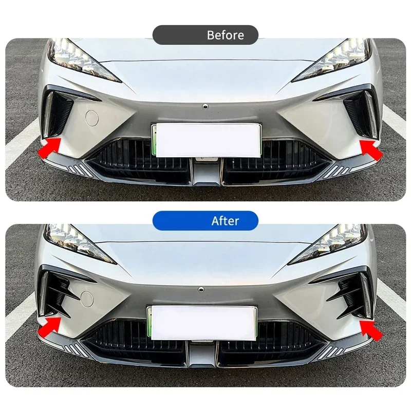 Автомобильный передний бампер спойлер Боковая Отделка вентиляционного