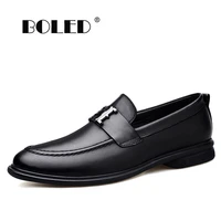 genuine leather men dress shoes designer leather flats shoes moccasins soft breathable outdoor bussiness wedding shoes men