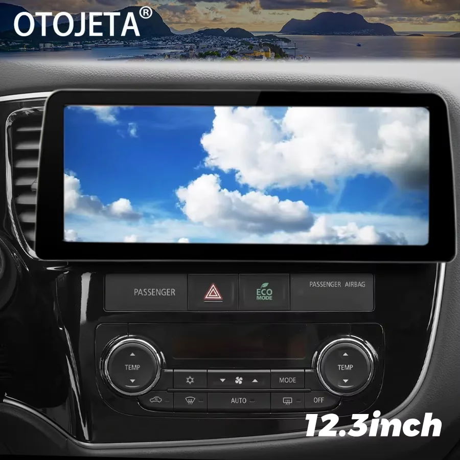 12 3-дюймовый IPS-экран Android 14 для Mitsubishi Outlander 3 2012-2018 Carplay автомобильный радиоприемник