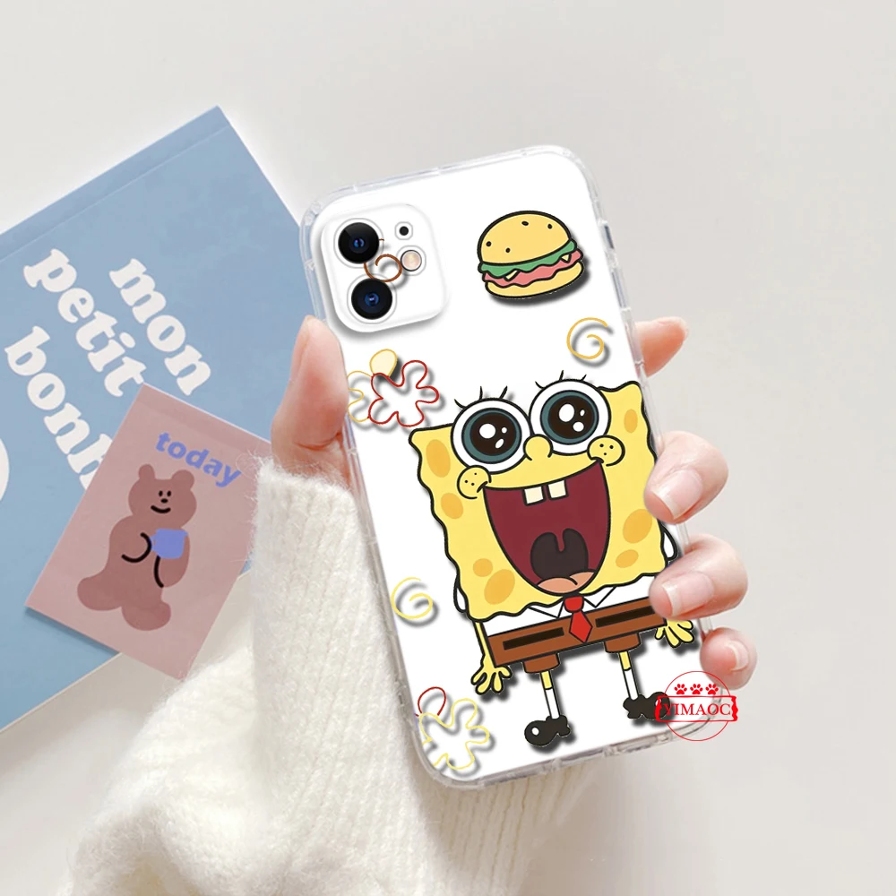 Мягкий чехол B27 SpongeBob SquarePants для LG K71 K8 Plus K9 Lite Q510 K92 Q92 Stylo 6 7 V40 V50 V60 Velvet G9 X4 Q61 Q60