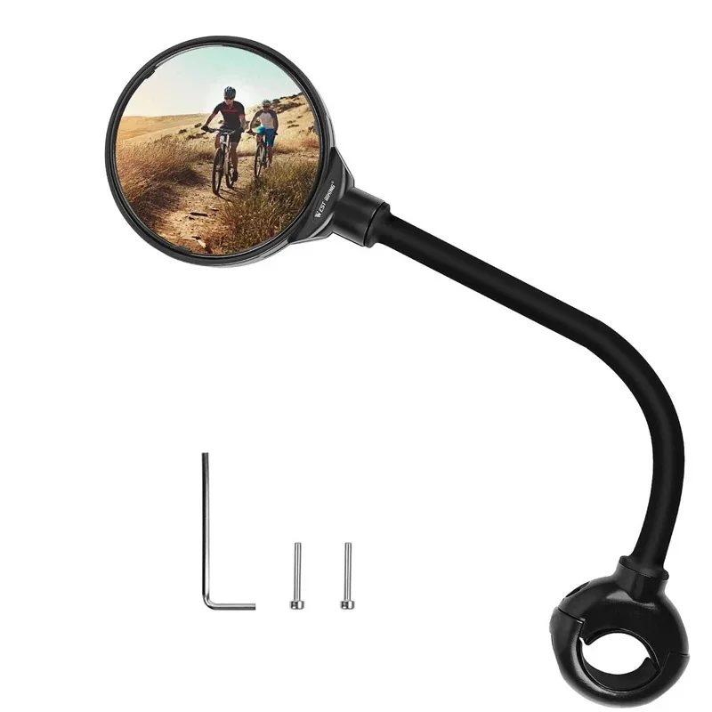 

High-quality Rearview Mirror, Round Handlebar, All-round Rotating Hose To Adjust Bicycle Equipment Bike Accessories Cateye