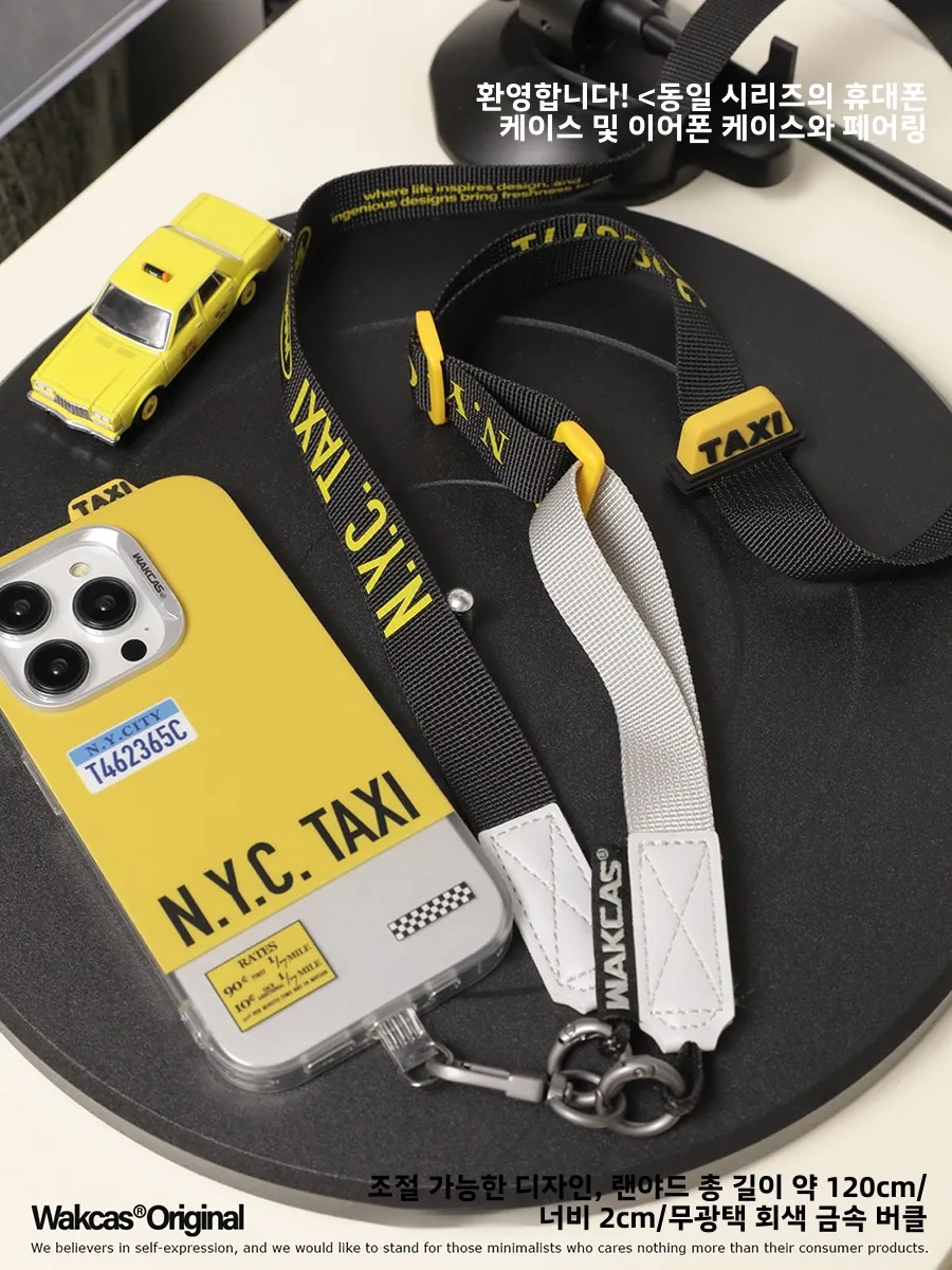 Такси Fun Ремешок для мобильного телефона Новый оригинальный дизайн Регулируемая