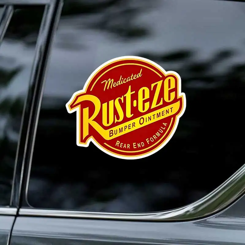 Фото Креативная виниловая наклейка RUSTEZE на лобовое стекло мотоцикла, аксессуар из ПВХ, водонепроницаемая наклейка для автомобиля Q77 №1